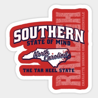 Southern State of Mind-North Carolina 1 medium Sticker